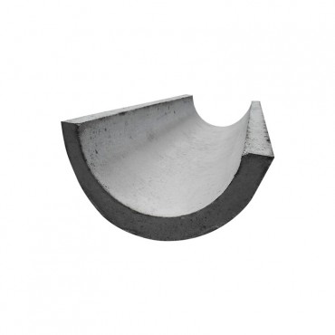 Longkang Cement / Half Round Concrete Drain 9"