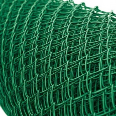 PVC Coated Galvanized Chain Link Fencing Green 8' x 45' x 10