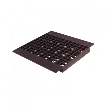 Plastic Drain Cover 9" x 17" x 29mm Brown