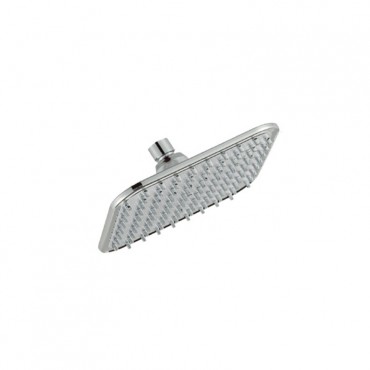 Stainless Steel Shower Head With ABS Chrome Arm (Square) 8"