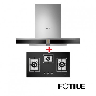 FOTILE Kitchen Hood EMS9016 + Built-in Gas Hob GAG86309