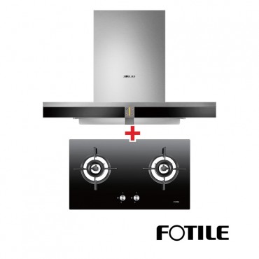 FOTILE Kitchen Hood EMS9016 + Built-in Gas Hob GHG78211