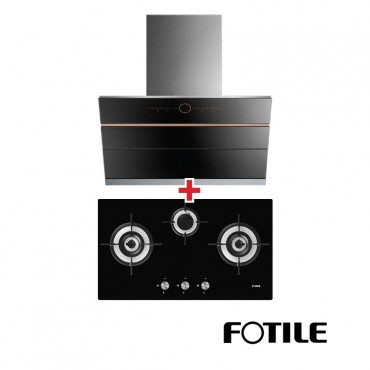 FOTILE Kitchen Hood JQG9009T + Built-in Gas Hob GHG78312