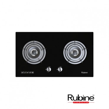 Rubine Kitchen Built-In Gas Hob RGH-VISTA2B-BL