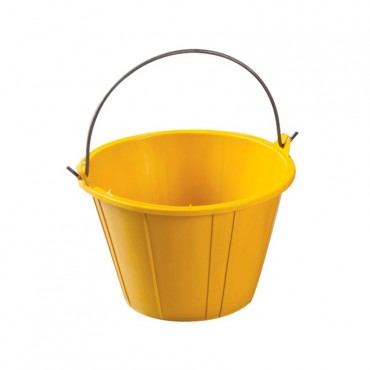 Heavy Duty PVC Cement Bucket Yellow / Tong Kuning