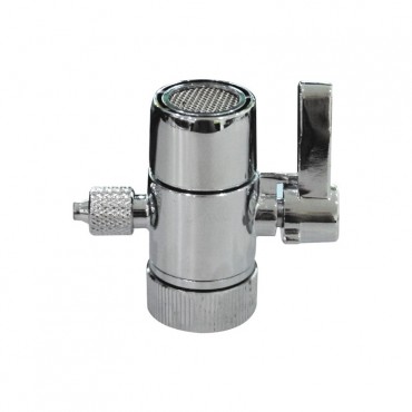 1/4" Stainless Steel Single Diverter Valve 2 way with Nut