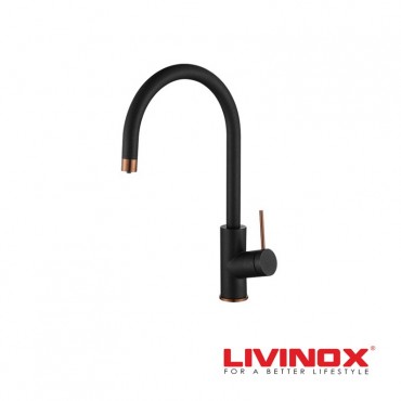 Livinox Pillar Sink Mixer U Spout Black LST-P10