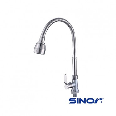 Sinor Flexible Spout Arc Sink Tap Pillar S-7123-P