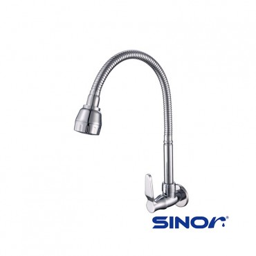 Sinor Flexible Spout Arc Sink Tap Wall S-7123-W