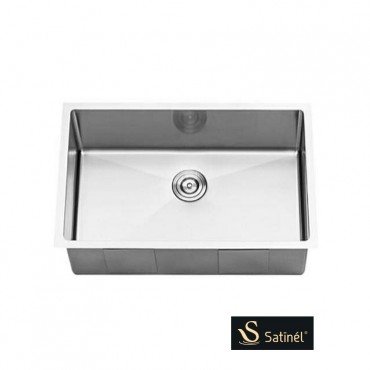 Satinel Stainless Steel Under Mount Single Sink ELS-1810S ( L650mm x W450mm x D220mm)