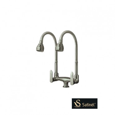 Satinel Sink Tap Bronze Double-Flex Cold Pillar ELS-8822P