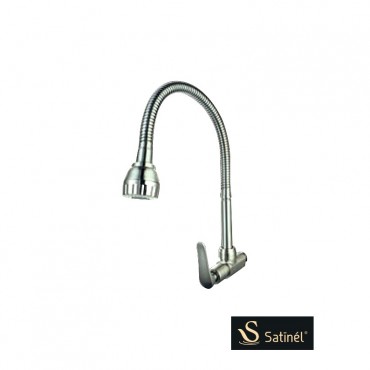 Satinel Sink Tap Bronze Single-Flex Cold Wall ELS-938W