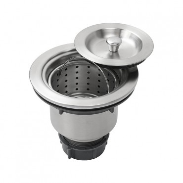 Standard Stainless Steel Basin Waste With Filter 2 1/2"