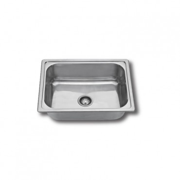 Stainless Steel Kitchen Sink Bowl Basin Drainer BS08 620mm (L) x 490mm (W) x 205mm (H) x 0.8mm (T)