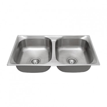 Stainless Steel Kitchen Sink Bowl Basin Drainer (Coating Base) B180 800mm (L) x 480mm (W) x 190mm (H) x 0.8mm (T)