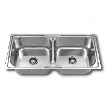 Stainless Steel Kitchen Sink Bowl Basin Drainer B200 865mm (L) x 500mm (W) x 185mm (H) x 0.7mm (T)