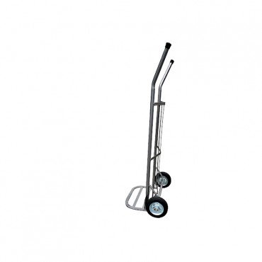 2 Wheel Hand Truck Trolley 35.5cm (W) x 58cm (D) x 120cm (H) 8" Wheel